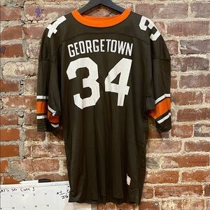 Champion Black and Orange Georgetown Jersey